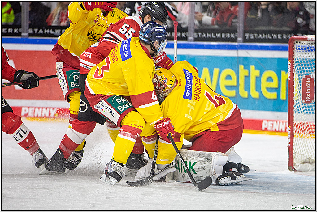 PENNY DEL; Koelner Haie- Duesseldorfer EG; Koeln, 16.12.2022